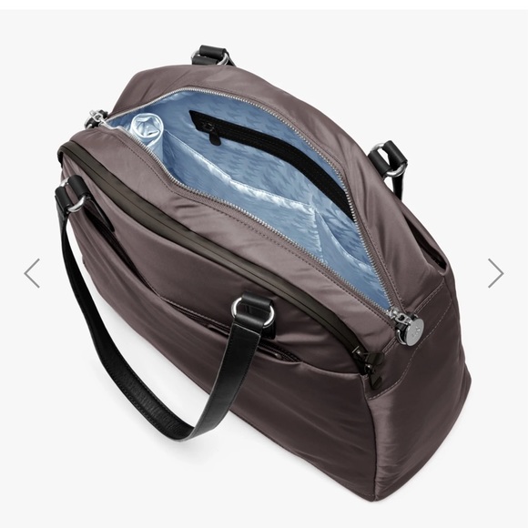 Lo and Sons OMG bag in Gray with Blue interior - Picture 4 of 4